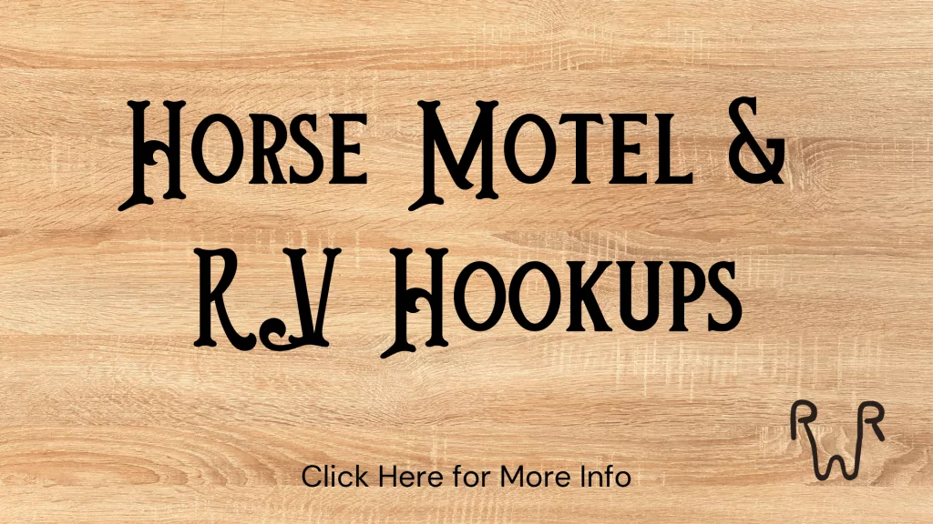 Horse Motel and RV Hookups